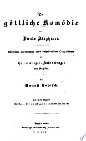Die Göttliche Komödie - Inferno