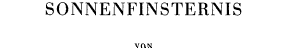 Sonnenfinsternis